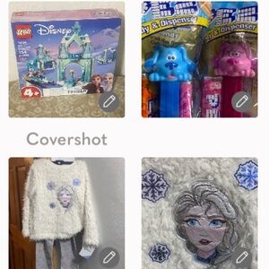 Lego Disney 154P frozen Olaf/Anna/Elsa +❄️Elsa outfit 12